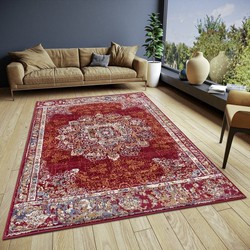 Vintage vloerkleed - Maderno Rood / Multi - 120 X 170 CM