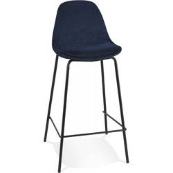 FENTON halfhoge snackkruk 41x41x89 cm Blauw