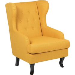 Beliani ALTA - Fauteuil-Geel-Polyester