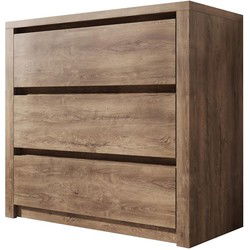 Meubella - Ladekast Monaco - Eiken - 90 cm