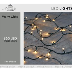 1x LED kerstverlichting 360 lampjes warm wit buiten/binnen - Kerstverlichting kerstboom