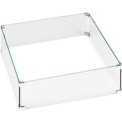 GoFire Glasombouw vierkant 42,5 x 42,5 cm | voor inbouwbrander 40 x 40 cm