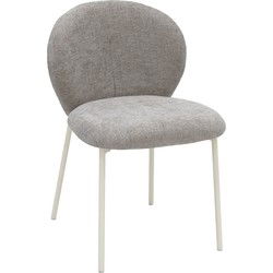 Kick eetkamerstoel Josh - Grijs/beige