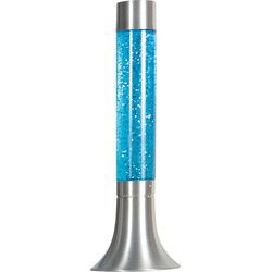 Mexlite - tafellamp - Volcan - blauw staal - metaal kunststof - Ø 14cm - E14 - 4188ST