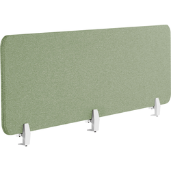 WALLY - Bureauscherm - Lichtgroen - 180 cm - Polyester