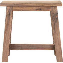 MUST Living Stool Easy rectangular,45x45x25 cm, recycled teakwood