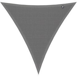 Kopu® Schaduwdoek Driehoek 3,6x3,6x3,6 mtr Waterdicht 230 grams Grijs