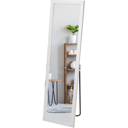 MISOU Passpiegel - Wit - Staande - Spiegel - 126x35cm