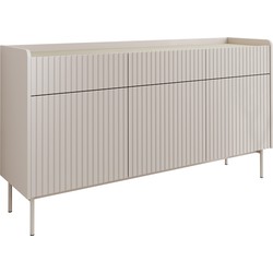 Meubella Dressoir Livako - Beige - 153 cm