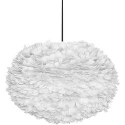 Eos Large hanglamp white - met koordset zwart - Ø 65 cm
