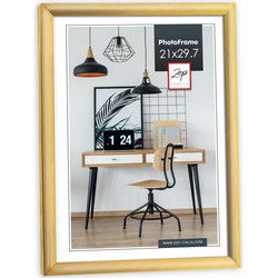 Zep Fotolijstje - goudkleurig - kunststof - voor foto 21x29 cm - Fotolijsten