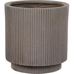 Beliani DARIA - Plantenbak voor buiten-Beige-Klei-vezelmengsel