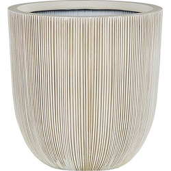 CHIOS - Bloempot binnenbak - Wit - Polyresin