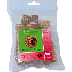 Natuurlijke Snack runderluchtpijp 100g in zak