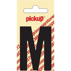 Plakletter Nobel Sticker zwarte letter M amsterdam - Pickup