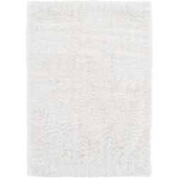 Vercai Rugs Soho Collectie - Hoogpolig Vloerkleed - Shaggy Tapijt voor Woonkamer - Polyester - Wit - 160x230 cm