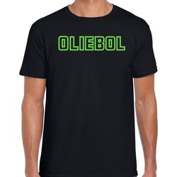 Bellatio Decorations Fout kersttrui t-shirt voor heren - oliebol - groen - oliebollen - nieuwjaar 2XL - kerst t-shirts