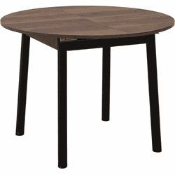Uitschuifbare tafel van 100 tot 131 cm met massief houten poten - VINA