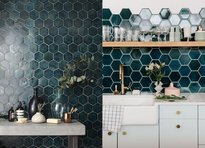 De hexagon shapes zijn helemaal hot!