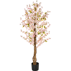 CHERRY TREE - Kunstplant - Roze - 150 cm - Synthetisch materiaal