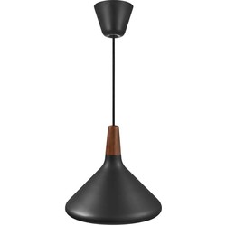Hanglamp koper, zwart, wit of grijs conisch E27 270mm Ø