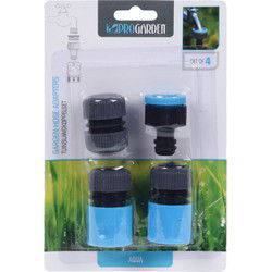 Pro Garden Tuinslangadapter Set 4-delig
