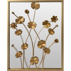 LW Collection LW Collection Wandspiegel goud rechthoek 61x70 cm metaal