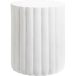 FASSA - Bijzettafel - Wit - Lichtbeton