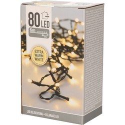 80 kerst led-lampjes extra warm wit voor buiten - Kerstverlichting kerstboom