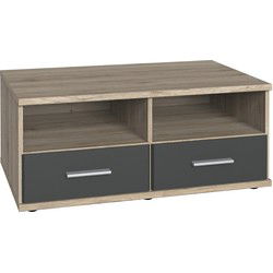 Tv-meubel 2 laden 2 vakken - L92 cm