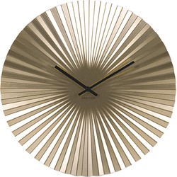 Wandklok Sensu - Staal Goud - Ø40cm