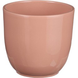 Tusca pot round l. pink - h11xd12cm