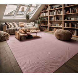 Binnen en Buitenkleed Veniro - Roze - 160x220 cm