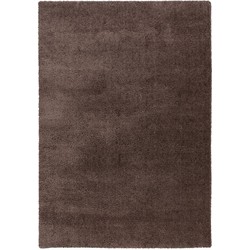 Basic Home Dream Vloerkleed - Hoogpolig Tapijt - Soft - Effen - Taupe- 160x230 CM