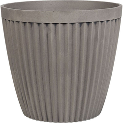 POKA - Plantenbak - Taupe - 36 cm - Polyresin