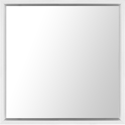 BRIGNOLES - Wandspiegel - Wit  - Synthetisch materiaal