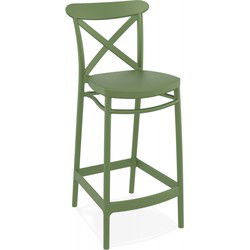BERLIOZ halfhoge snackkruk 50x45x96 cm Groen