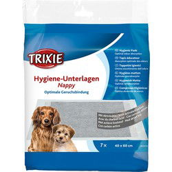 TRIXIE PUPPYPADS NAPPY MET KOOLSTOF 60X40 CM 7 ST