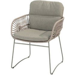Murcia dining stoel olive incl. 2 kussens 4SO