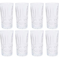 Atmos Fera Waterglazen - 8x - 300 ml - longdrinkglazen - vaatwasserbestendig - Longdrinkglazen