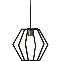 Light & Living - Hanglamp Bresca - 35x35x30 - Zwart