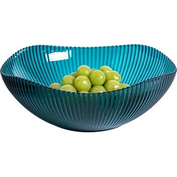 Fruitschaal Opbergmand Wave - Petrol Groen - Ø27 cm