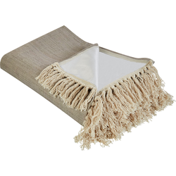 Beliani DHANDI - Picknickkleed-Beige-Katoen