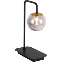 TSURU tafellamp 1x G9 LED incl. mat zwart/brons