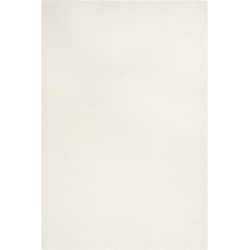Safavieh Shaggy Geweven Vloerkleed voor Binnen, Fluweel Collectie, VSG169, in Wit, 155 X 229 cm