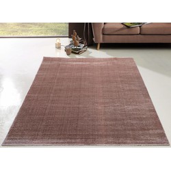 Cosmo Effen Taupe / Lichtbruin vloerkleed - - 200 X 290 CM