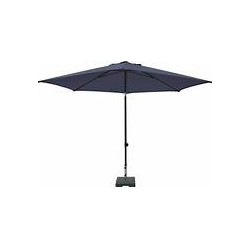 Stokparasol corsica push-up 200x250cm polyester sfr blue grade 6 zonwering - Madison