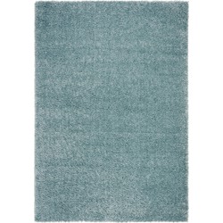 Safavieh Shaggy Indoor Woven Area Rug, August Shag Collection, AUG900, in Aqua, 160 X 229 cm