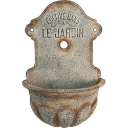 Clayre & Eef Planthouder  46x24x69 cm Grijs Metaal Le jardin Decoratie Plantenhouder