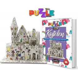 Eureka Eureka 3D Puzzle Books Kleur- en Puzzelboek - Kastelen